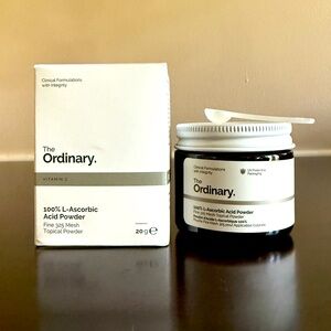 The Ordinary 100% L-Ascorbic Acid Powder Vitamin C Treatment, 20g,Full Size,NIB